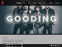 Tablet Screenshot of goodingmusic.com